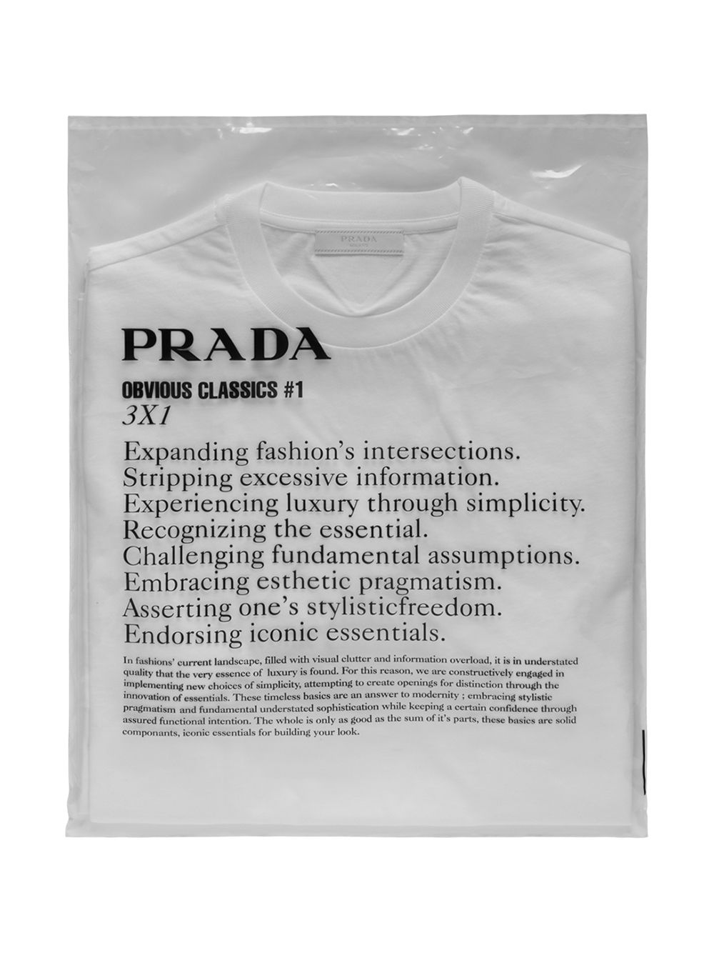 레드데이즈 - PRADA 3팩 반팔 티셔츠